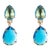 Jazmine Swiss Blue Earrings - 2 Pieces For Sale
