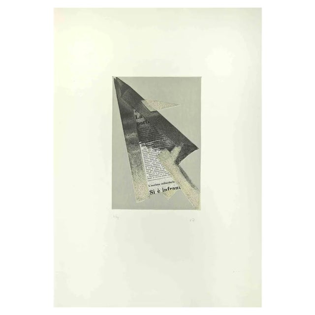 Hans Richter, Abstract Composition, Etching, 1970s For Sale