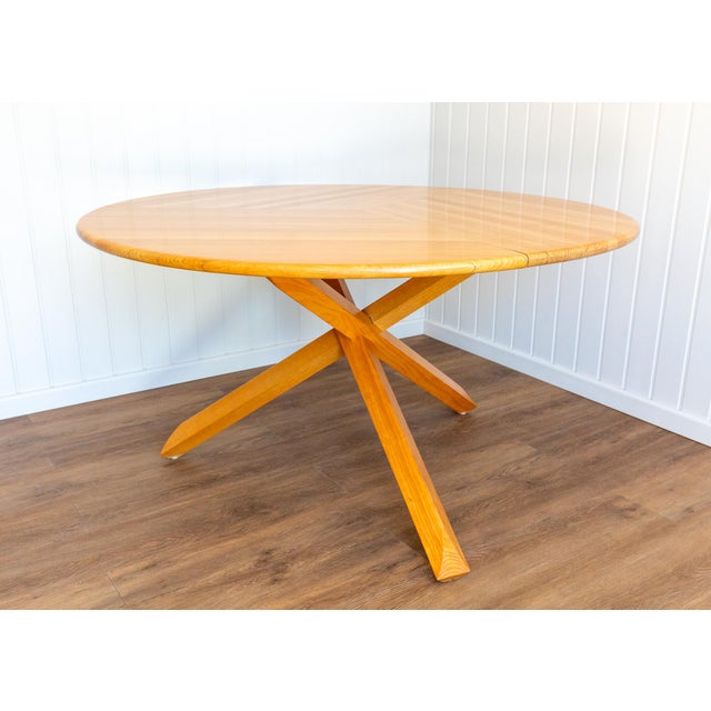 Wood Italian Modern Dining Table by Gigi Sabadin For Sale - Image 7 of 18