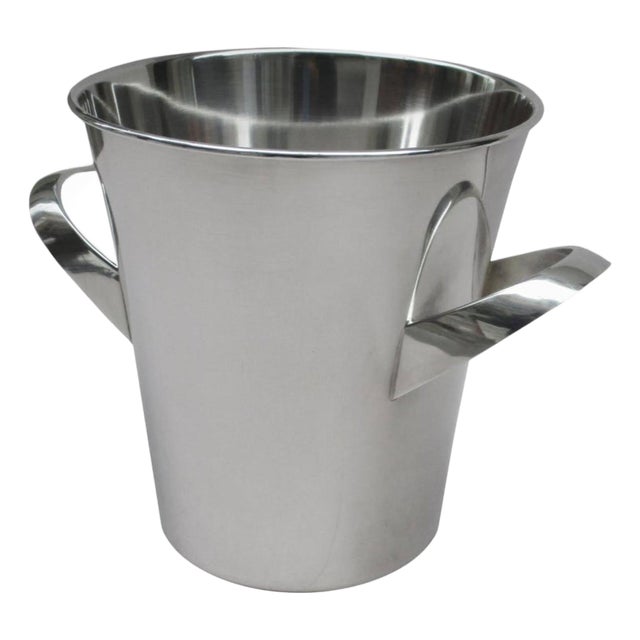 WMF Silver Plate Modern Champagne Bucket Cooler Germany circa 1950 For Sale