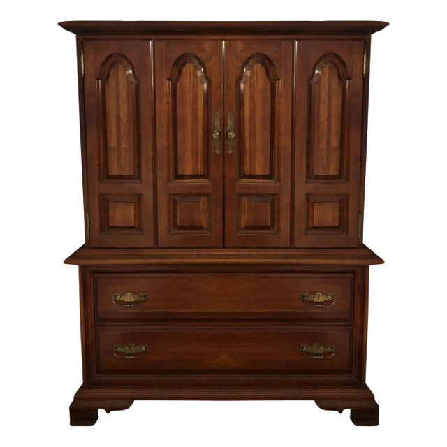 Vintage 1970s Thomasville Armoire or Bureau For Sale