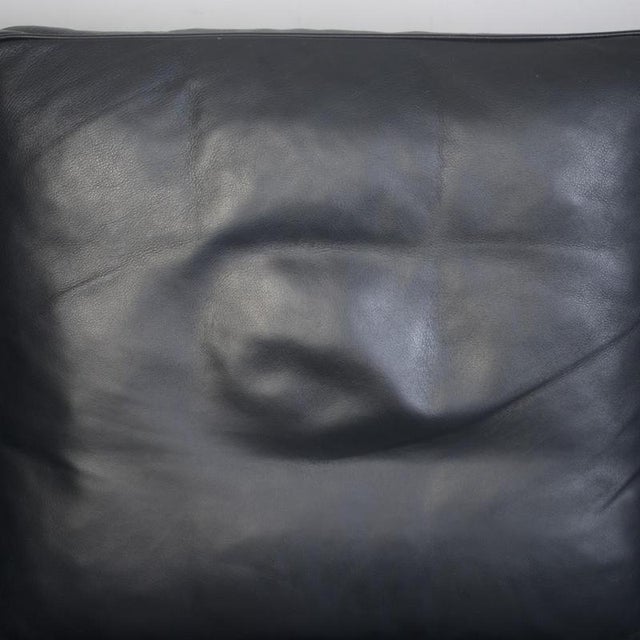 1980s Model 2209 3-Seater Sofa in Black Leather by Børge Mogensen, 1980s For Sale - Image 5 of 18