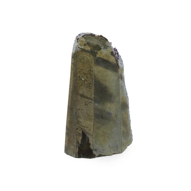 Natural Purple Amethyst Quartz Crystal Geode Mineral Specimen Cluster Stone Display Piece For Sale - Image 6 of 9