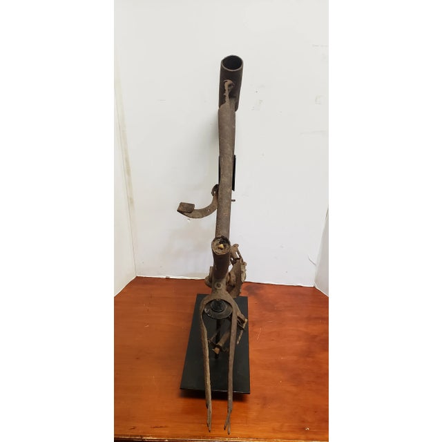 Vintage 1940s-50's Bicycle Sculpture With Stand For Sale In New York - Image 6 of 11