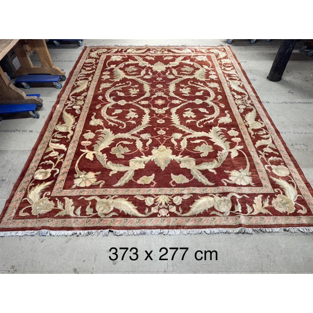Large Vintage Rug, 1920 For Sale - Image 10 of 11