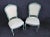 Late 20th Century French Style Paint Decorated Carved Side Chairs - a Pair For Sale - Image 5 of 10