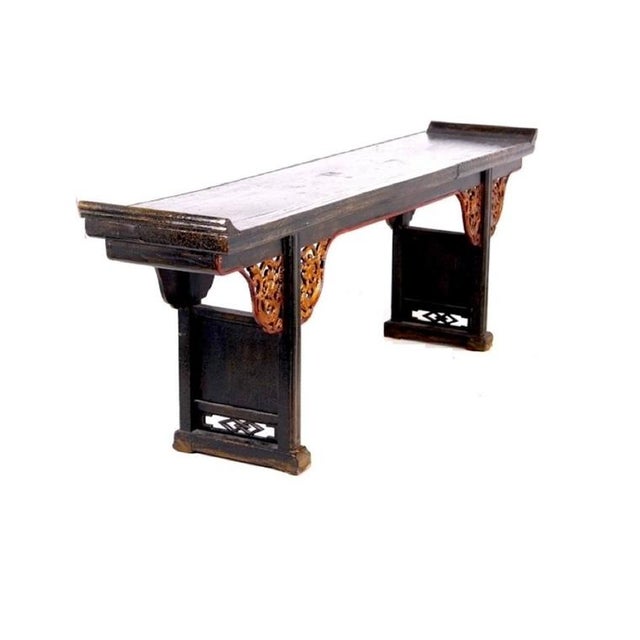 Antique Chinese Altar Table - Over Eight Feet Long For Sale - Image 12 of 12
