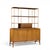Paul McCobb for Calvin Mid Century Walnut and Brass Room Divider Credenza with Hutch The credenza measures: 60 wide x 19...