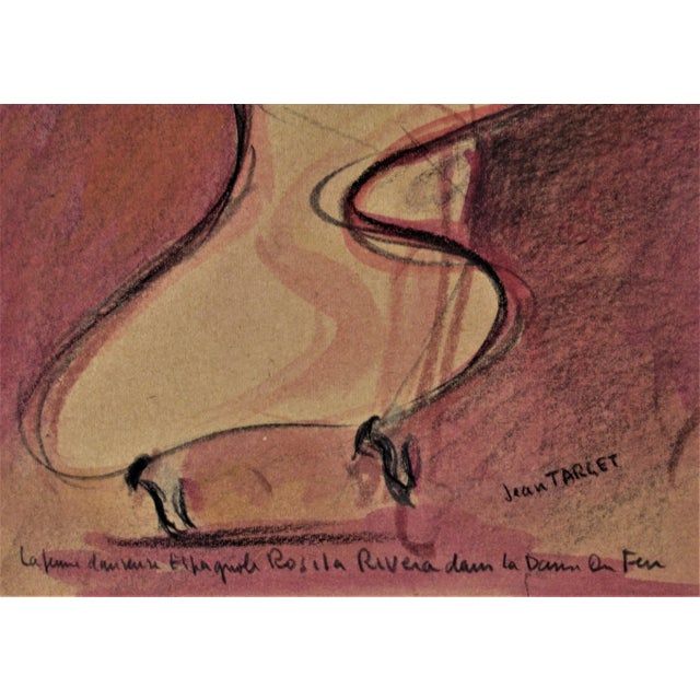 Jean Target, La Jeune Danseuse Espagnole Rosita Rivera, Dans la Danse du Feu For Sale - Image 4 of 5