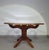 Octagonal Oak Dining Table with Inlaid Glass Top For Sale - Image 15 of 18