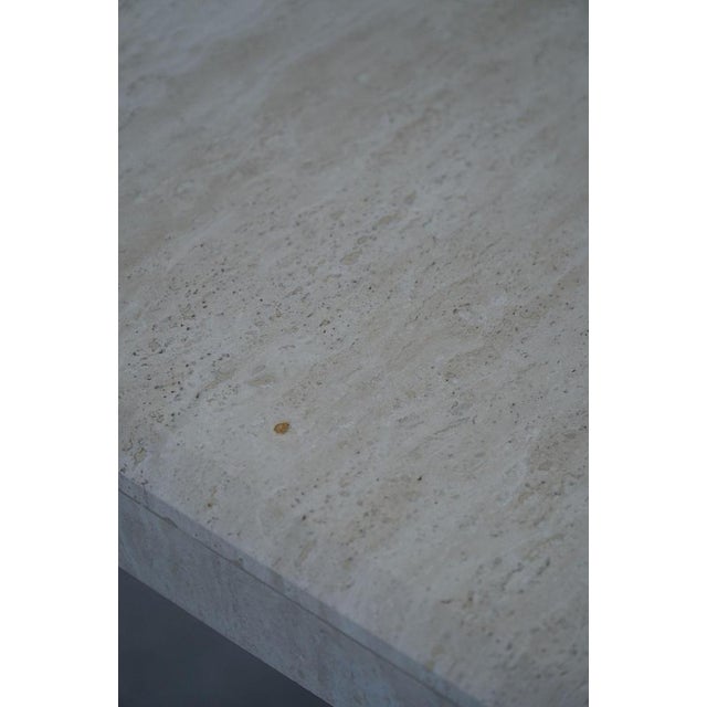 Gray Scandinavian Marble Dining Table, 1980s For Sale - Image 8 of 14