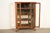 Early 20th Century Berkey & Gay Style Antique Mission Oak Arts & Crafts Bookcase Cabinet, Circa 1910 For Sale - Image 5 of 16