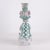 Figurine No. 93 in Green and Pink Ceramic with Floral Motif by Bjørn Wiinblad For Sale - Image 5 of 10