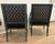Vintage French Louis XVI Style Square Back Fauteuils - A Pair For Sale - Image 4 of 16