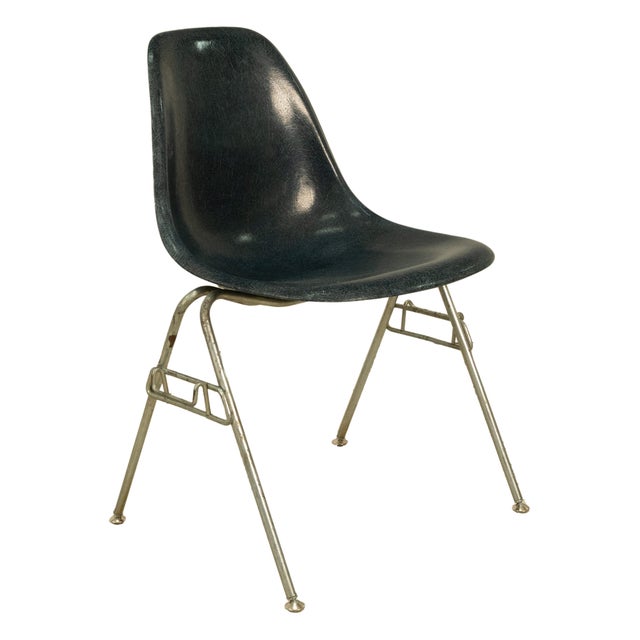 Mid Century Modern Original Eames for Herman Miller Fiberglass Shell Chairs 1959 For Sale - Image 14 of 17