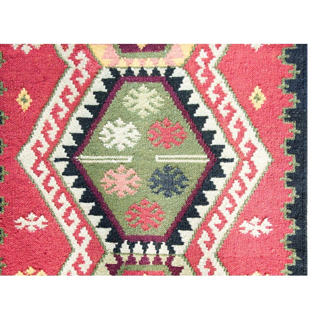 Vintage Afghani Kilim Runner For Sale - Image 10 of 16