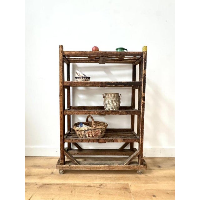 Brown 20th Century Bakers Trolleys, Set of 2 For Sale - Image 8 of 11