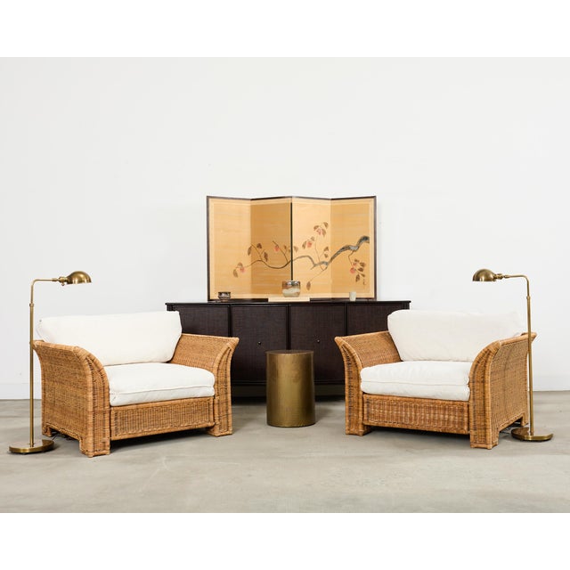 Charming Japanese 20th century Showa period four-panel folding byobu screen depicting a fruiting persimmon branch over a...