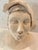 White Female Bust in White Terracotta For Sale - Image 8 of 13
