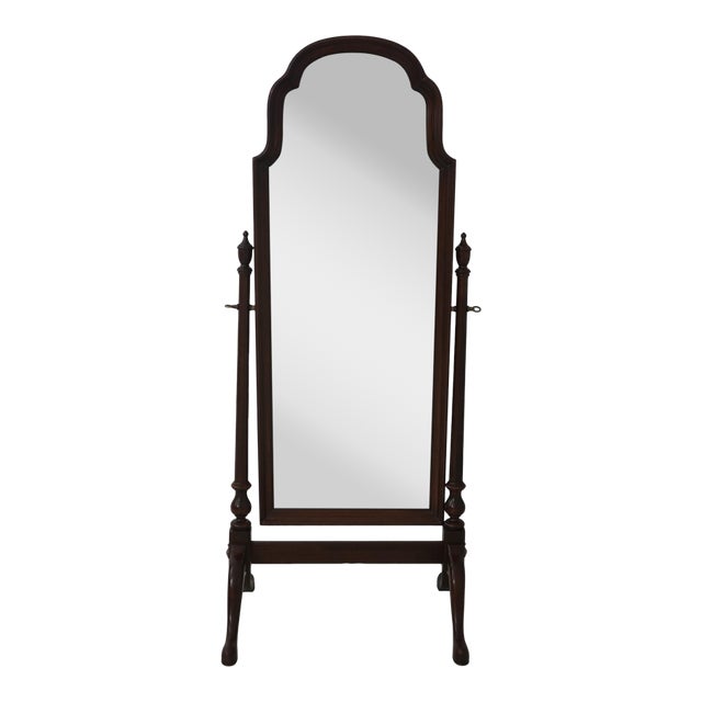 Ethan Allen Georgian Court Cherry Cheval Dressing Mirror For Sale