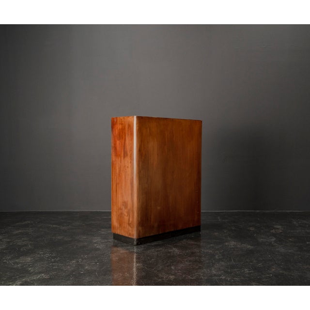 Art Deco Filing Cabinet with Rolling Door, 1930s For Sale - Image 12 of 18