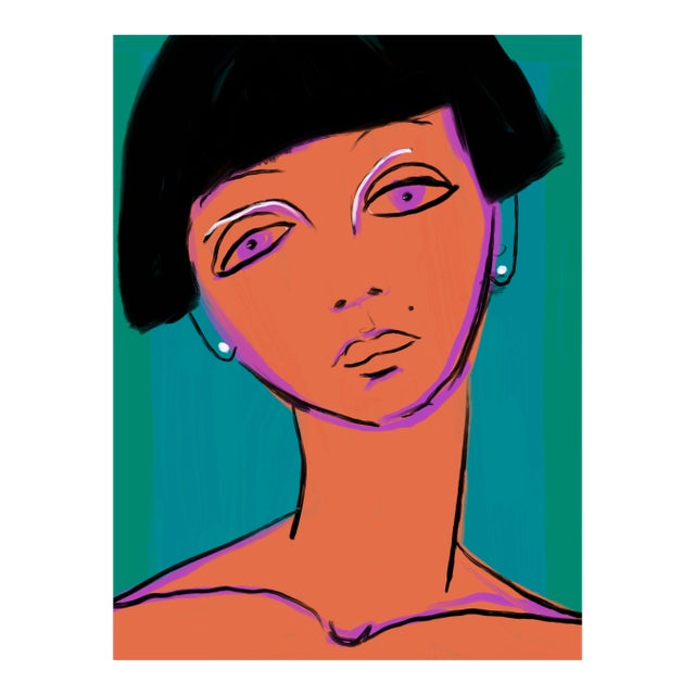 "Monica in the 1920s" Xs Fine Art Portrait Print by Ivan Kolev For Sale