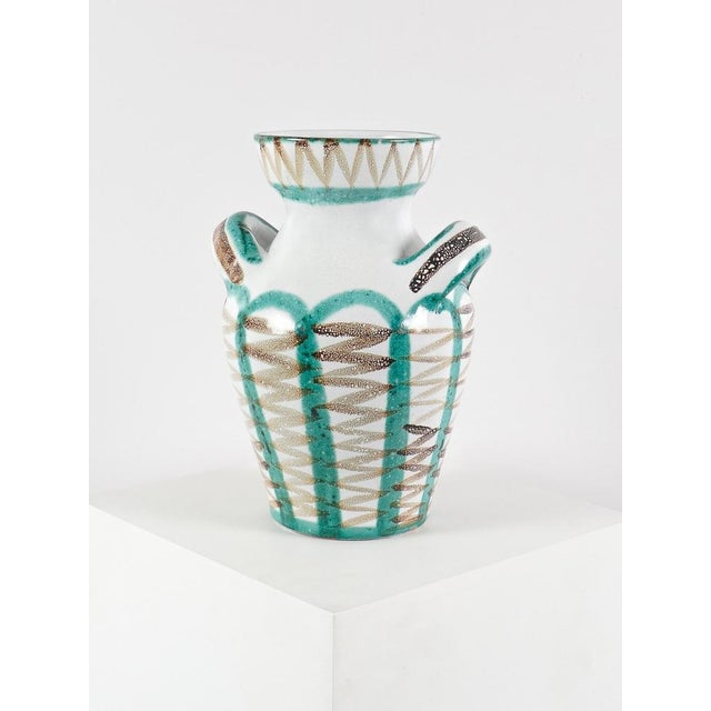 Vintage Ceramic Vase by Robert Picault, 1960s For Sale - Image 6 of 10