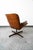 Wood 1960s Mid Century Modern Lounge Chair Plycraft Mr Chair Black Swivel George Mulhauser For Sale - Image 7 of 11