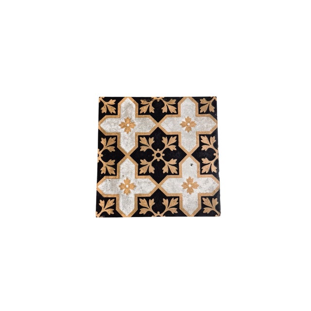 Gothic Antique Minton & Co. Gothic Revival Encaustic Field & Border Tile Set , c.1840s–1870s For Sale - Image 3 of 11