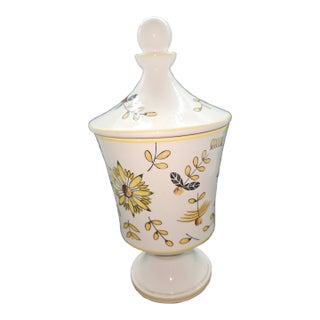 Vintage Lady Fair by Royal Sealy [Japan] Floral Ceramic Jar, Retro Decor ~ LTD For Sale