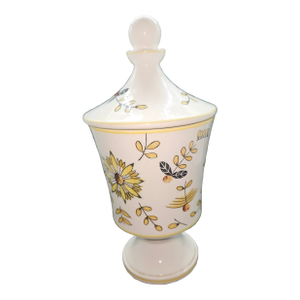 Vintage Lady Fair by Royal Sealy [Japan] Floral Ceramic Jar, Retro Decor ~ LTD
