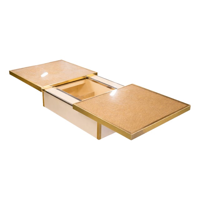 Coffee Table with Bar from Lancel, 1970 For Sale