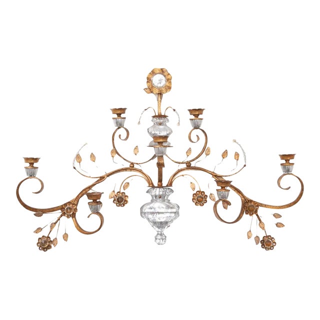 French Vintage Bagues Style Sconce For Sale