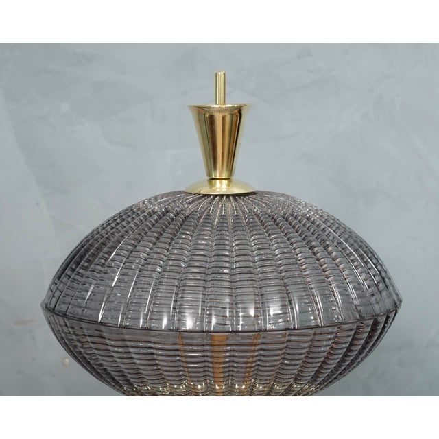 Mid-Century Modern Table Lamp in Murano Art Glass, 1980 For Sale - Image 6 of 9
