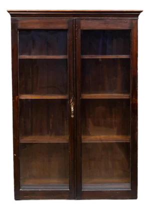 Early 20th C. Mahogany Glass Door Cabinet c.1920-1940