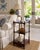 Antique Victorian Burr Walnut Whatnot / Étagère Shelf Unit For Sale - Image 9 of 12
