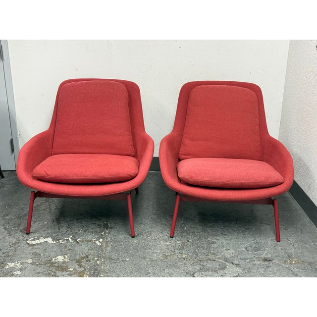Design Plus Gallery presents the Pair of Field Lounge Chairs from Blu Dot. This modern lounge chair pair is upholstered in...