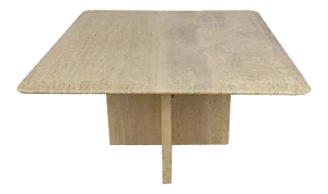 Italian Travertine Coffee Table, 1987