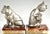 Silver Art Deco Cat and Bulldog Bookends by Irenée Rochard, 1930, Set of 2 For Sale - Image 8 of 14