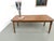 Farmhouse Table with Oak Top and Tapered Pine Legs, France, 1950s For Sale - Image 11 of 18