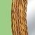 Coastal Late 20th Century Oval Braided Rattan Mirror For Sale - Image 3 of 3