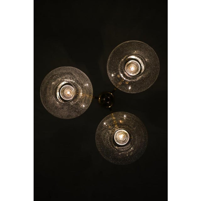 Ceiling Lamp in Brass and Glass from Hans-Agne Jakobsson, 1950s For Sale - Image 6 of 8