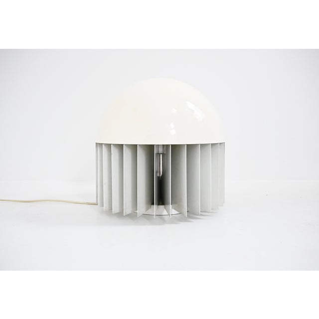 White MT Table Lamp by Giancarlo Mattioli for Sirrah, 1960s For Sale - Image 8 of 12