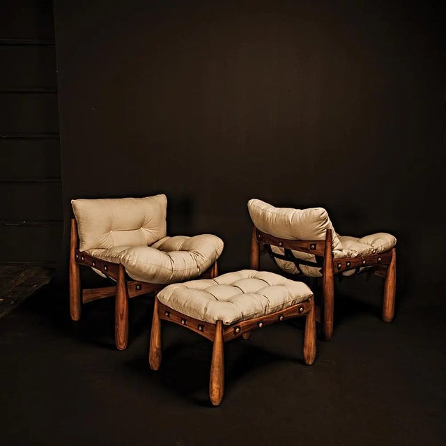 NOIR Dante Stool with CFC Upholstery For Sale In Los Angeles - Image 6 of 6