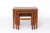 Set of Teak Nesting Tables, 1970s Danish Design Elegant set of teak nesting tables from the 1970s, showcasing timeless...
