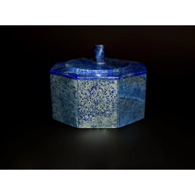 Natural Lapis Lazuli Box For Sale - Image 9 of 10