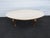 French Antique Gold Finish Oval Marble Top Coffee Table 6640 For Sale - Image 4 of 18