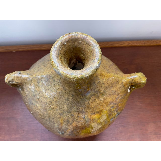 1980s Moroccan Vessel in Yellow For Sale - Image 12 of 18