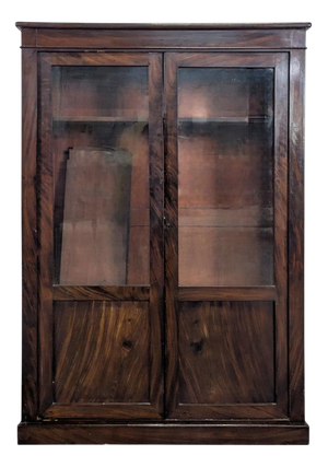 Louis Philippe Mahogany Display Cabinet