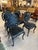Set of 4 Vintage Iron Grotto Shell Back Chairs — Newly Reupholstered For Sale - Image 12 of 12